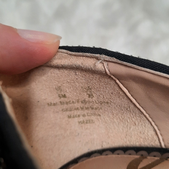 Same Edelman Black Sequined Hazel Pump High Heels 6 - Picture 8 of 9